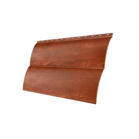 Металлический сайдинг Grand Line Блок-хаус Cherry Wood