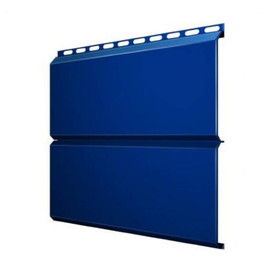 Металлический сайдинг Grand Line Экобрус синий 0,5 Satin